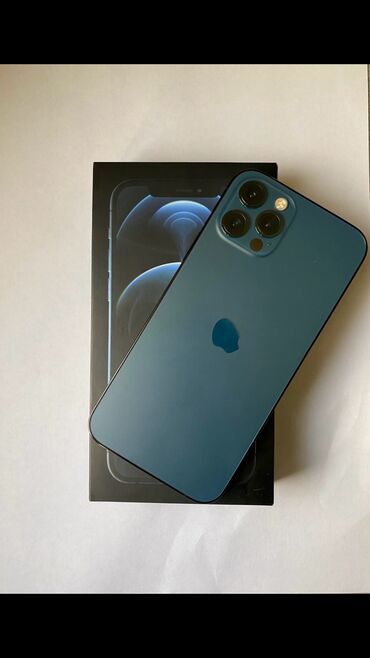 Apple iPhone: IPhone 12 Pro, 128 GB, Pacific Blue, Face ID