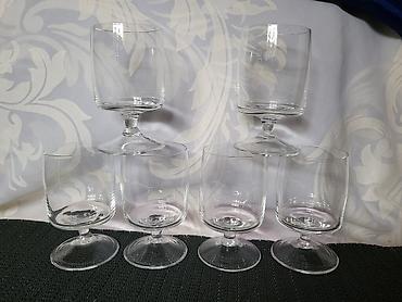 Čaše: Case za vino iz 80ih. Case ( kafanske) za vino,perketne,sve na njima — 7