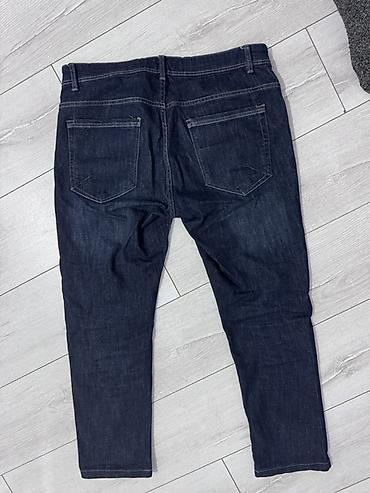 штаны lining: Мужские джинсы тёмно-синего цвета DENIM 1982. Модель прямого, слегка — 2