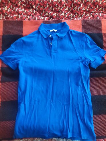 benetton мужские футболки: Футболка цвет - Голубой