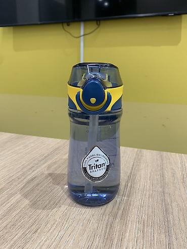 забыл: Детская поильная бутылочка из тритана (Tritan, BPA Free) с трубочкой — 1