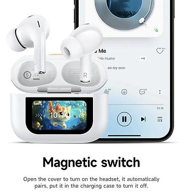 samsung flip: Беспроводные наушники Hoco EW88 Rampino с активным шумоподавлением и — 3