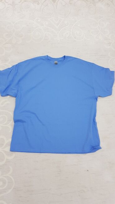 футболки мужской: Футболка 2XL (EU 44), цвет - Голубой