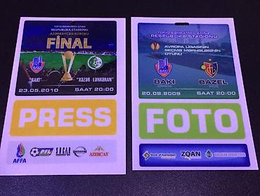qarabağ hacken: Azərbaycan klublarının Avrokubok oyunlarına PRESS kartlar 23 ədəd — 8