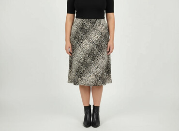 czarne dopasowana spódnice: Peacocks, Spódnica damska, rozmiar 2XL