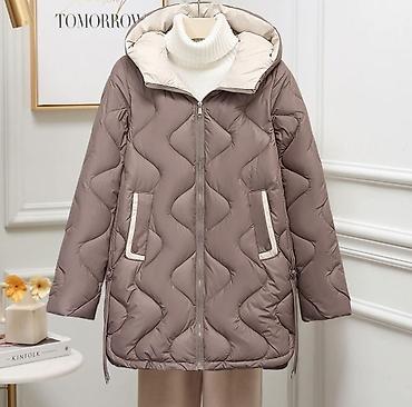tech flecce: Пуховик, Короткая модель, С капюшоном, 5XL — 4