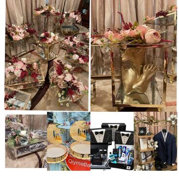 Qrafinlər və səhənglər: Xonça Dəstləri Satılır – Cəmi 1500 AZN! 💐 Standart Dəst (12 ədəd)
