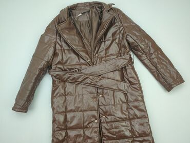 bluzki damskie brązowa: Leather jacket, Shein, M (EU 38), condition - Good