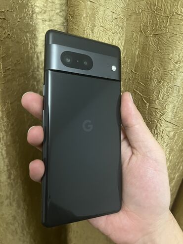 аккумулятор телефон: Google Pixel 7, Колдонулган, 128 ГБ, түсү - Кара, 1 SIM, eSIM