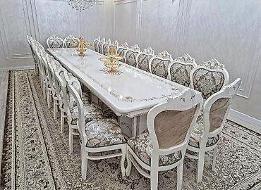 Столы и стулья для зала: Стол и стул для зала, Новый, цвет - Белый — 6