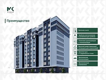 панорамные: 1 комната, 52 м², Элитка, 9 этаж, ПСО (под самоотделку) — 1