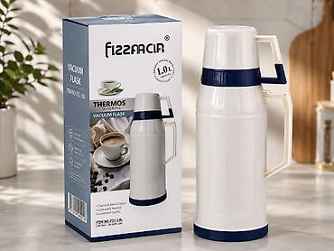 термос тефаль: Термос FizzaaCia Vacuum Flask, 1.0 л - Тип: вакуумный термос с — 1
