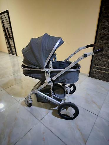 Uşaq arabası – çoxfunksiyalı 2‑si 1‑də model - Rəng: tünd boz/boz - 2 lalafo.az -da Uşaq arabası – çoxfunksiyalı 2‑si 1‑də model - Rəng: tünd boz/boz - 2