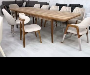 Masa və oturacaq dəstləri: Mətbəx üçün, Yeni, Açılmayan, 4 stul — 8