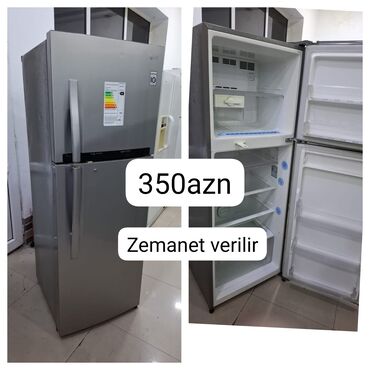 islənmis soyuducular: 2 qapılı LG Soyuducu Satılır, rəng - Gümüşü