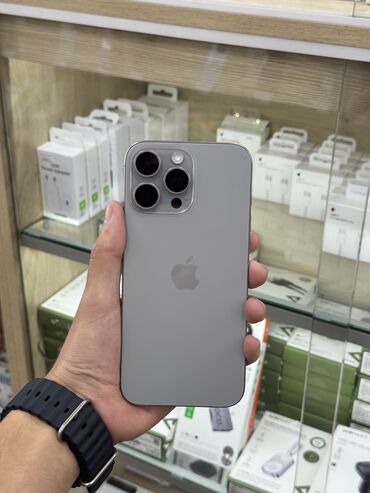 куплю стиральную машину бу бишкек: IPhone 16 Pro Max, Колдонулган, 256 ГБ, Natural Titanium, 100 %