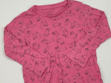 różowa bluzka sinsay: Блузка, SinSay, 5-6 р., 110-116 см, стан - Хороший