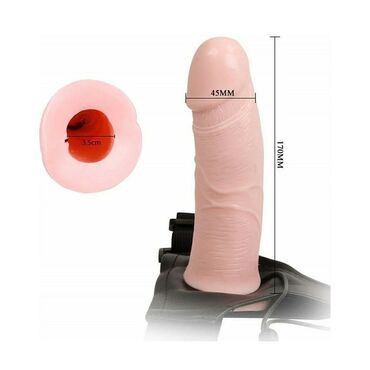 игрушка для мужчин: Страпон для мужчин с местом для члена, пениса. С вибрацией. Секс