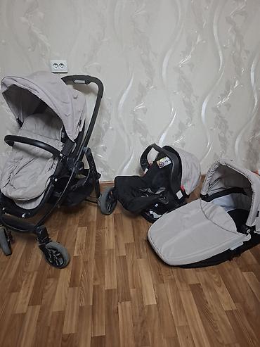 Коляски: Коляска американская Graco 3в 1 люлька 0+ с зимним чехлом прогулка 6+ — 2