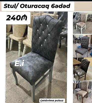 dərs stul: Mətbəx üçün, Yeni, Qatlanmayan, Stul — 1
