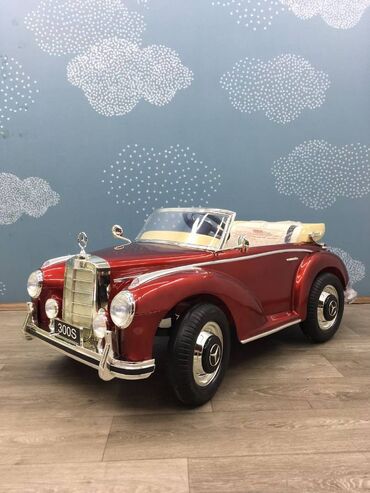 Uşaq üçün elektrik maşınları: 🚘 MERCEDES-BENZ Retro 300C – Lisenziyalı Uşaq Maşını ✨ 1–8 yaş arası