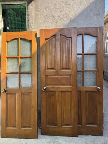 январь 5 1: Жабык ички эшик, Жыгач, Россия, түсү - Күрөң, 2 * x 190 см, Колдонулган