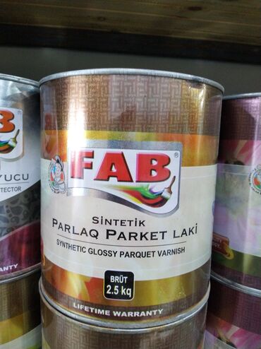 теплый пол: Лак, Для пола и паркета, Алкидный, FAB, Нет кредита