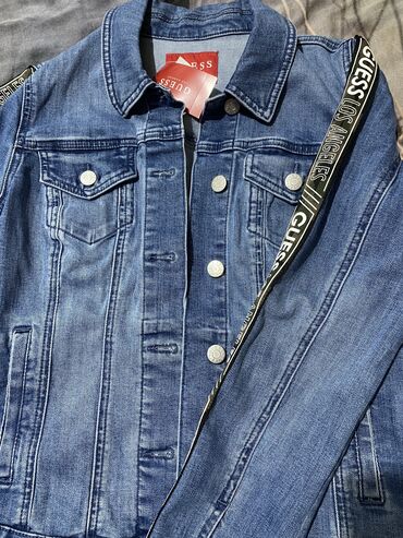 джинсы куртка женская: Джинсовая куртка, M (EU 38)