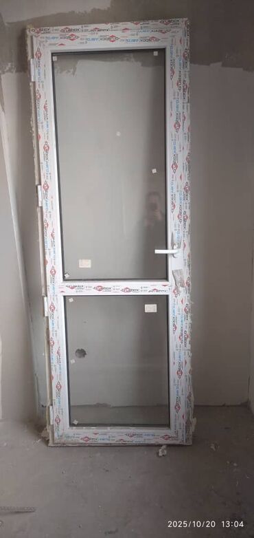 дверь и окно: Пластик эщик, With glass, Россия, 208 * x 75 см, Жаңы