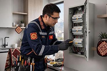 услуги элек: Электромонтажные работы и обслуживание электрощитов - — 1
