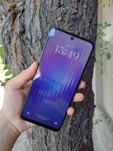батарея на телефон: Redmi, Redmi Note 12, Б/у, 128 ГБ, цвет - Черный, 1 SIM, 2 SIM