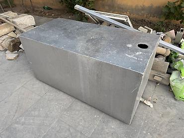 Bak, Paslanmayan polad, 400 l l, İşlənmiş, Ünvandan götürmə