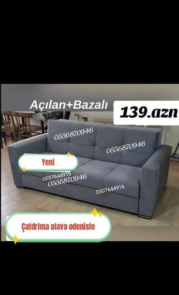 Sifarişlə divanlar: Di̇van-kravat, Qonaq otağı üçün, Parça, Bazalı, Açılan, Kitab — 8