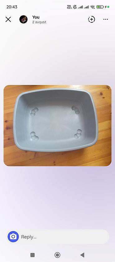 Mətbəx aksesuarları: Pisik latoku boyu olcu - Material: qalın, yüngül plastik - Rəng: boz — 1
