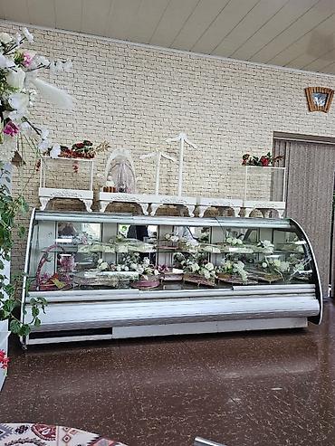 Vakuum soyuducu vitrin – 3 metr - Şirniyyat üçün ideal, həmçinin