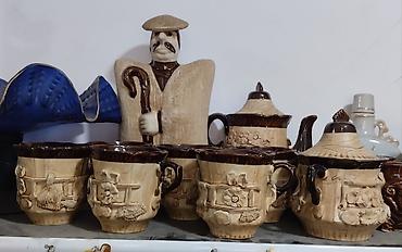 deko: Çay dəsti, rəng - Bej, Keramika — 1