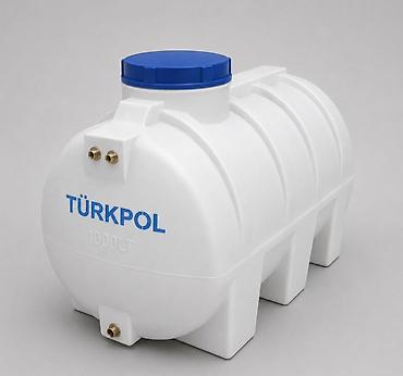 Baklar və çənlər: Türkpol horizontal su çəni – 1500 lt həcm variantları — 2