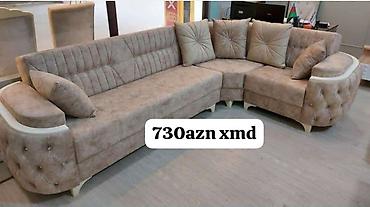 madeyra divanlar: Künc divan dəsti - Şəkildəki model: L formalı künc divan - Rəng: açıq — 1