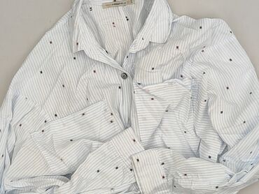 bluzki z krótkim rękawem oversize: Koszula damska, rozmiar M