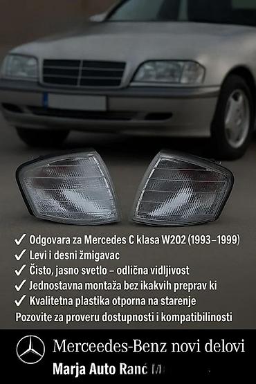 Migavci: ZMIGAVAC MERCEDES C KLASA W202 BELI 93-99GOD | zmigavac mercedes c — 1
