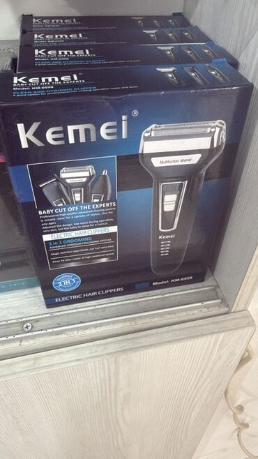 Çəngəllər: Kemei KM-6558 elektrik saç kəsən və ülgüc dəsti - 3-in-1