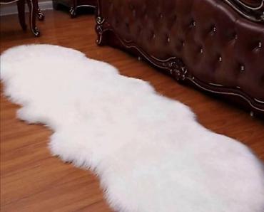 beli tepisi cupavi: 10. Čupave staze (imitacija krzna) Fantastično se uklapaju u svaki — 2