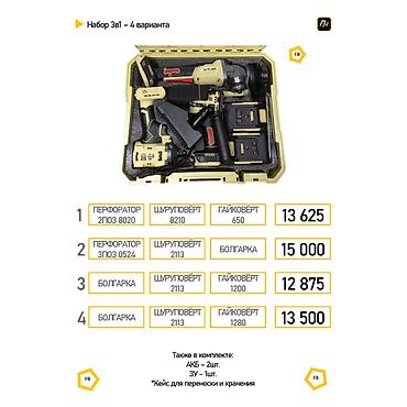 Набор инструментов 3 в 1, 4 варианта комплектации. Подходит для