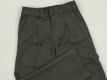 szerokie spodnie eleganckie: Material trousers, Next, 4-5 years, 104/110, condition - Perfect