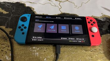oyun notebookları: Cipli proshivkali Nintendo switch oled 256 gb sandisk original kart