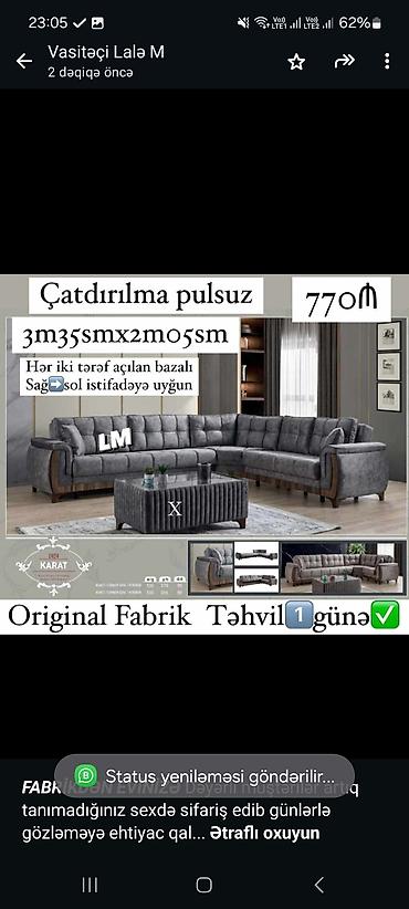 Künc divan lalafo.az -da Künc divan
