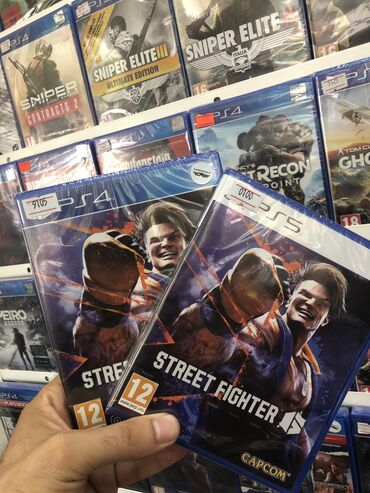 PS5 (Sony PlayStation 5): PlayStation 5 oyun diski Street fighter Barterter və kredit yoxdur Ps5