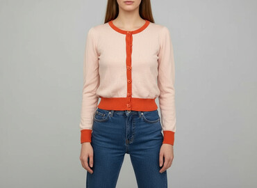 sweter z odkrytymi ramionami zara: Кардиган жіночий, розмір S