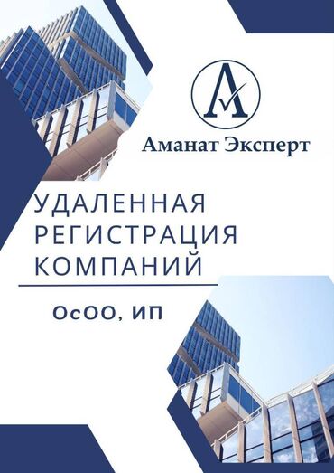 Бухгалтерские услуги: Регистрация компаний ОсОО, Индивидуальных предпринимателей Бишкек