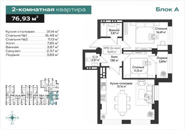 сдаю 2х комнатную квартиру бишкек тунгуче: 2 бөлмө, 77 кв. м, Элитка, 10 кабат, ПСО (өзү оңдоп түзөтүп бүтүү үчүн)